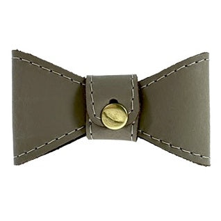 Sazzz Vlinderstrik Glamper Classic Leer Taupe