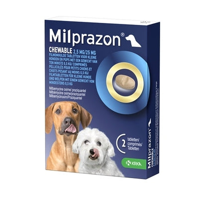 Krka Milprazon Kauwtabletten Ontwormingstabletten Hond