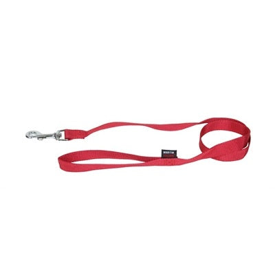 Martin Hondenriem Basic Nylon Rood