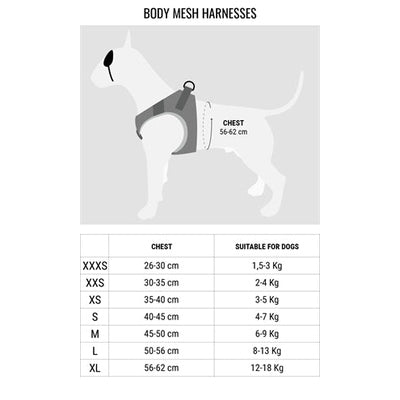 Morso Hondentuig Body Mesh Gerecycled Lipstick Roze