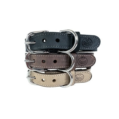 Sazzz Halsband Hond Nomad Vintage Leer Bruin