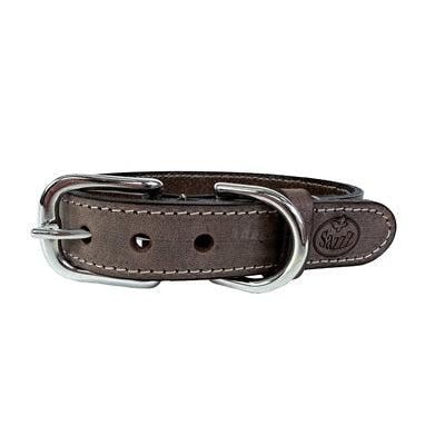 Sazzz Halsband Hond Nomad Vintage Leer Bruin