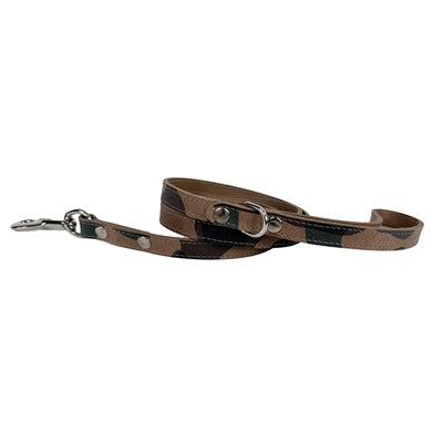 Sazzz Hondenriem Fearless Vintage Leer Camouflage