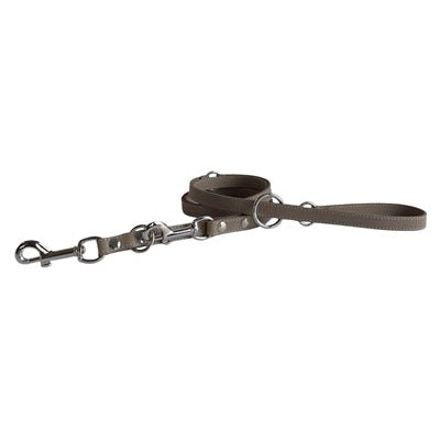 Sazzz Hondenriem Passion Classic Verstelbaar Leer Taupe