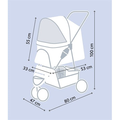 Trixie Hondenbuggy Zwart