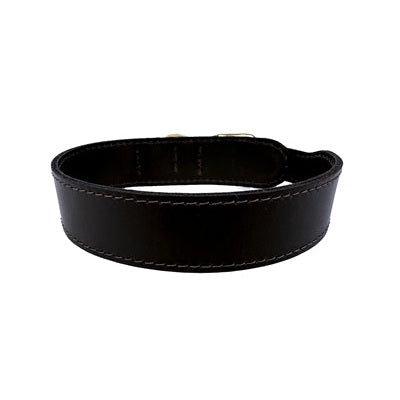 Sazzz Halsband Hond Pioneer Classic Leer Donkerbruin