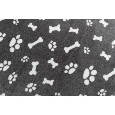 Trixie Hondendeken Kenny Fleece Bot / Pootjes Grijs